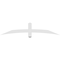 Ekena Millwork Bellingham Architectural Grade PVC Gable Bracket, 72"W x 15"H x 2"D x 4"F, 5/12 Pitch GBP072X15X0204BEL00 - alternate 4